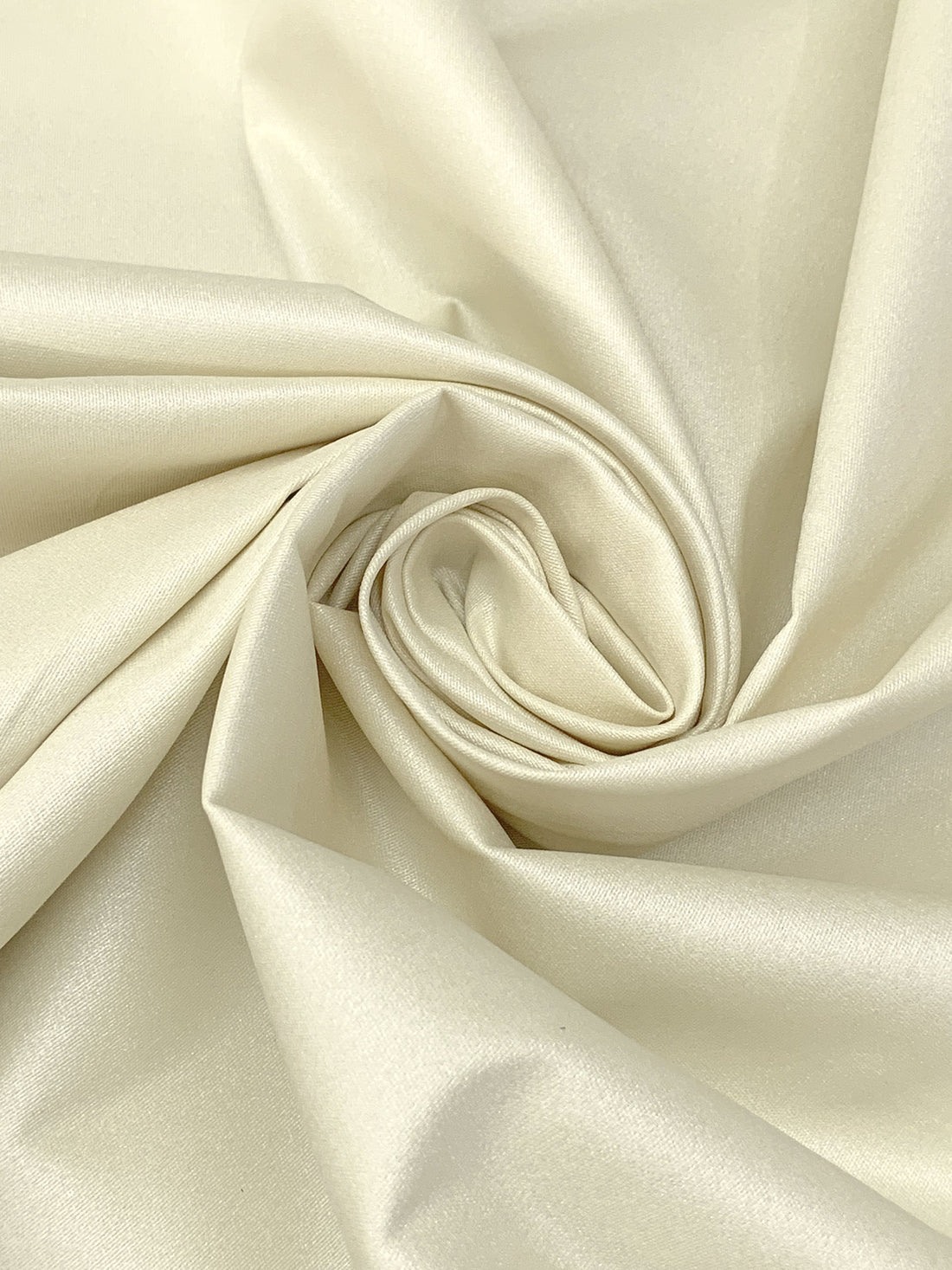 Muted Cream Cotton/Lycra Shimmer Stretch Twill Bottom Weight Woven - NY Designer - 58W