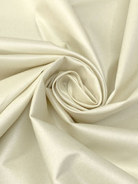 Muted Cream Cotton/Lycra Shimmer Stretch Twill Bottom Weight Woven - NY Designer - 58W