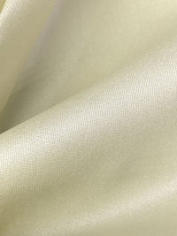 Muted Cream Cotton/Lycra Shimmer Stretch Twill Bottom Weight Woven - NY Designer - 58W