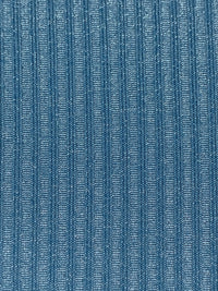Queen Blue/Silver Nylon/Metallic/Lycra Shimmer Stretch Rib Knit - NY Designer - 62W
