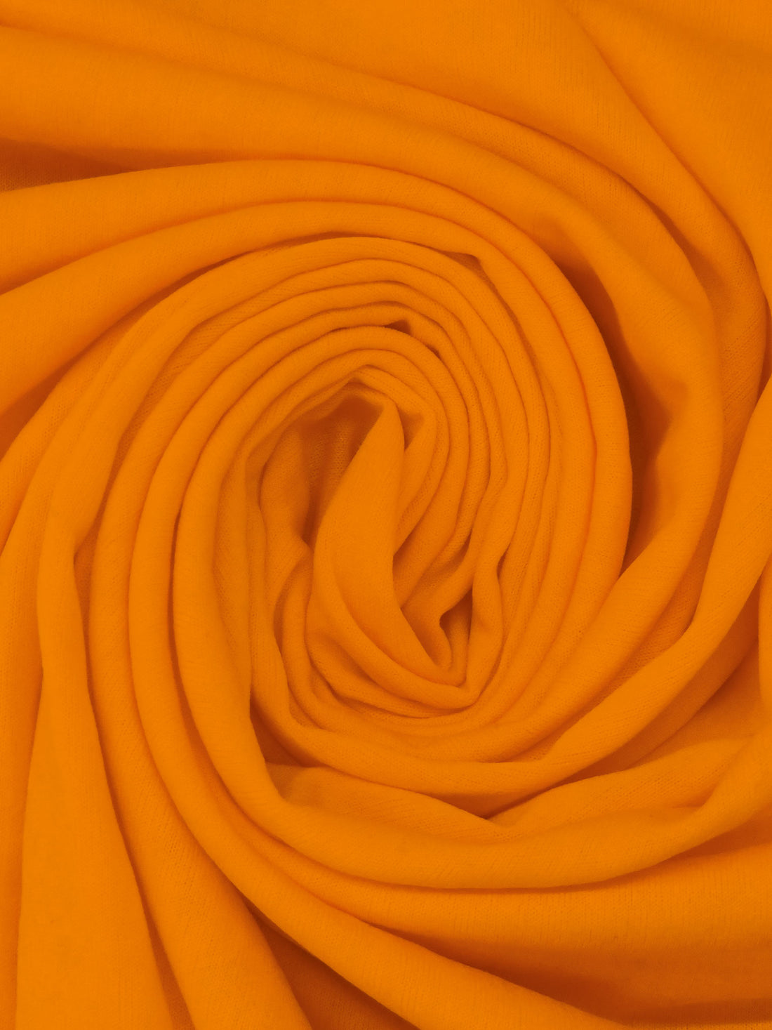 Neon Tangerine Polyester/Spandex Power Grid Fleece Knit - Polartec - 58W