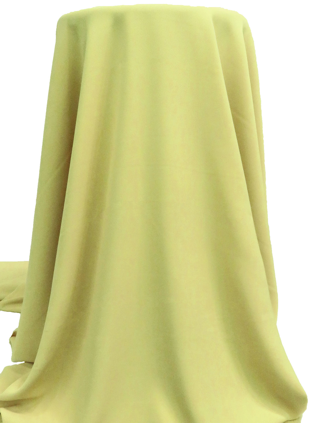 Dusty Yellow 100% Polyester Tricotine Suiting 57W