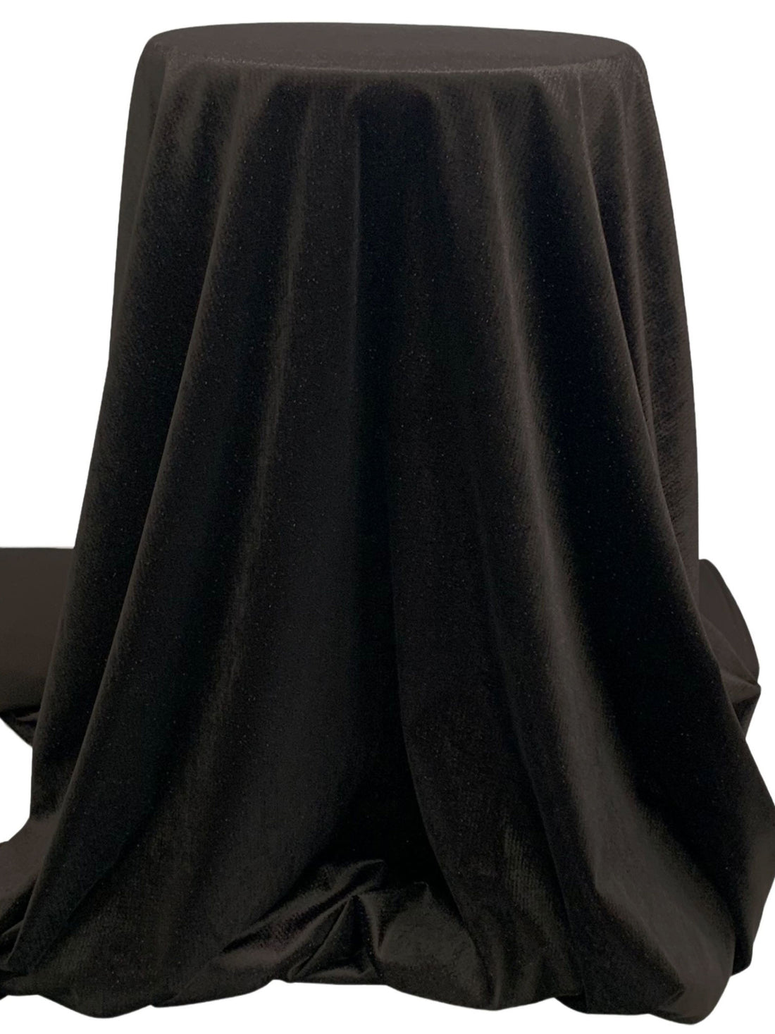 Muted Midnight Espresso Polyester/Lycra Shimmer Velvet Knit 59W