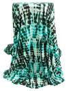 Midnight Espresso/Cool Turquoise/White Polyester/Lycra Abstract Print FTY Knit 52W