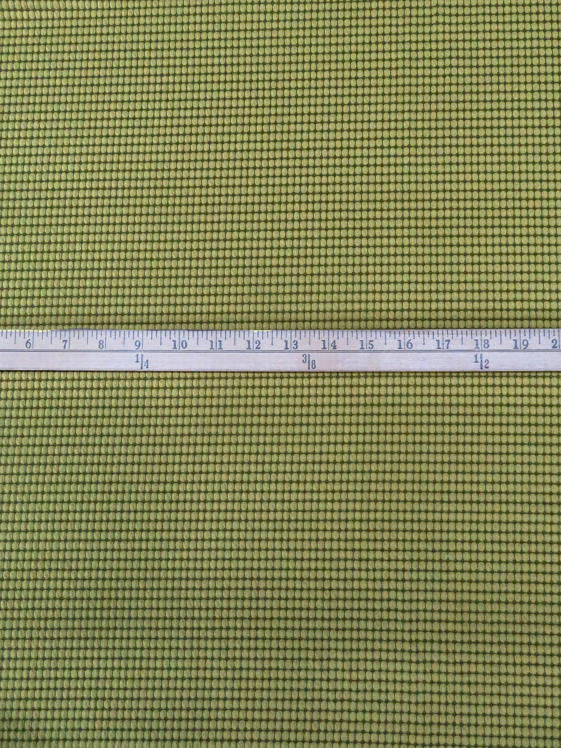 Light Pomelo/Olive Green 100% Nylon Puckered Grid Knit - Polartec - 56W