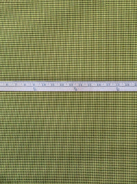 Light Pomelo/Olive Green 100% Nylon Puckered Grid Knit - Polartec - 56W