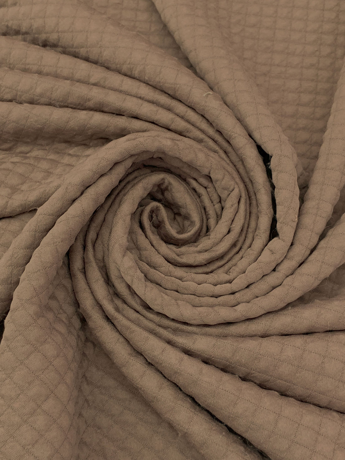 Taupe Tan Polyester/Lycra Power Air Grid Double Knit - Polartec - 60W