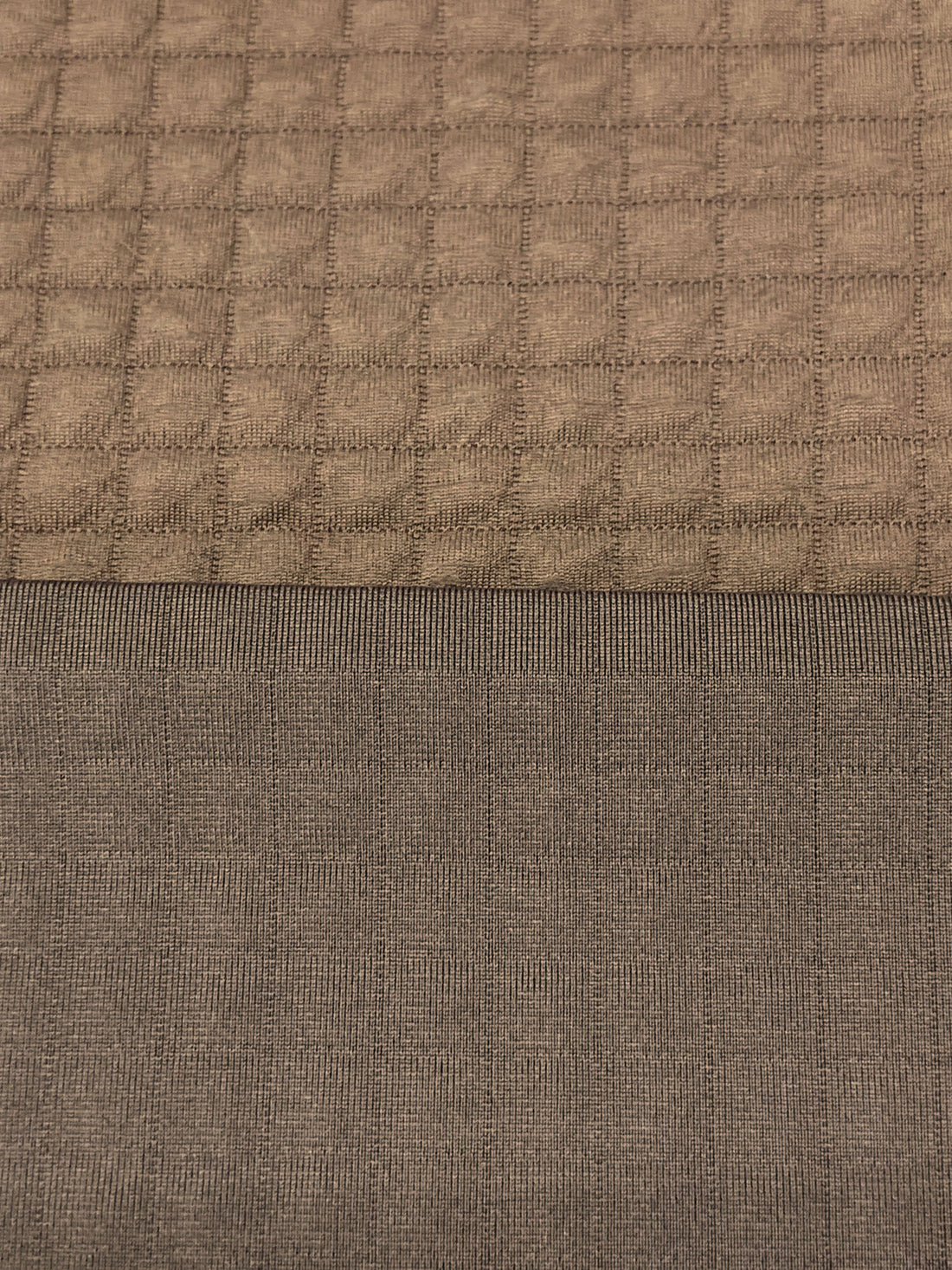 Taupe Tan Polyester/Lycra Power Air Grid Double Knit - Polartec - 60W