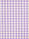 Lilac/White Cotton/Polyester Gingham Check Shirting 58W