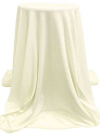 Antique Off-White Cotton/Polyester Rib Knit 55W