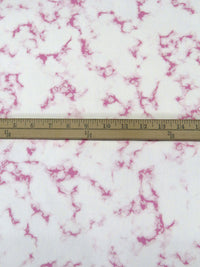 White/Mauve Rose/Thistle Cotton/Polyester Marbled-Look Print Shirting - Robert Kaufman - 43W