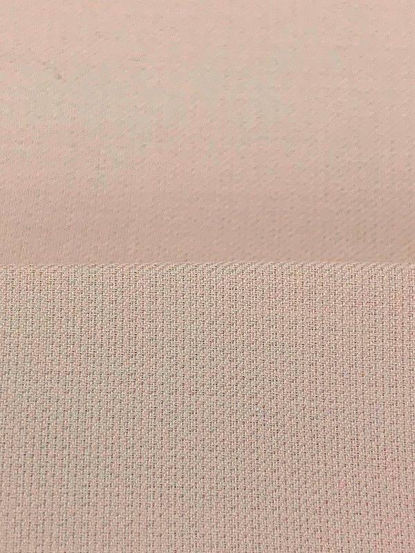 Soft Buff Pink 100% Cotton Double Faced Jacketing - NY Designer - 62W