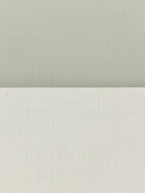 Alabaster/Light Fog Gray 100% Cotton Double Faced Jacketing - NY Designer - 60W