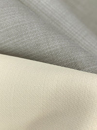 Cream/Taupe 100% Cotton Double Faced Jacketing - NY Designer - 62W