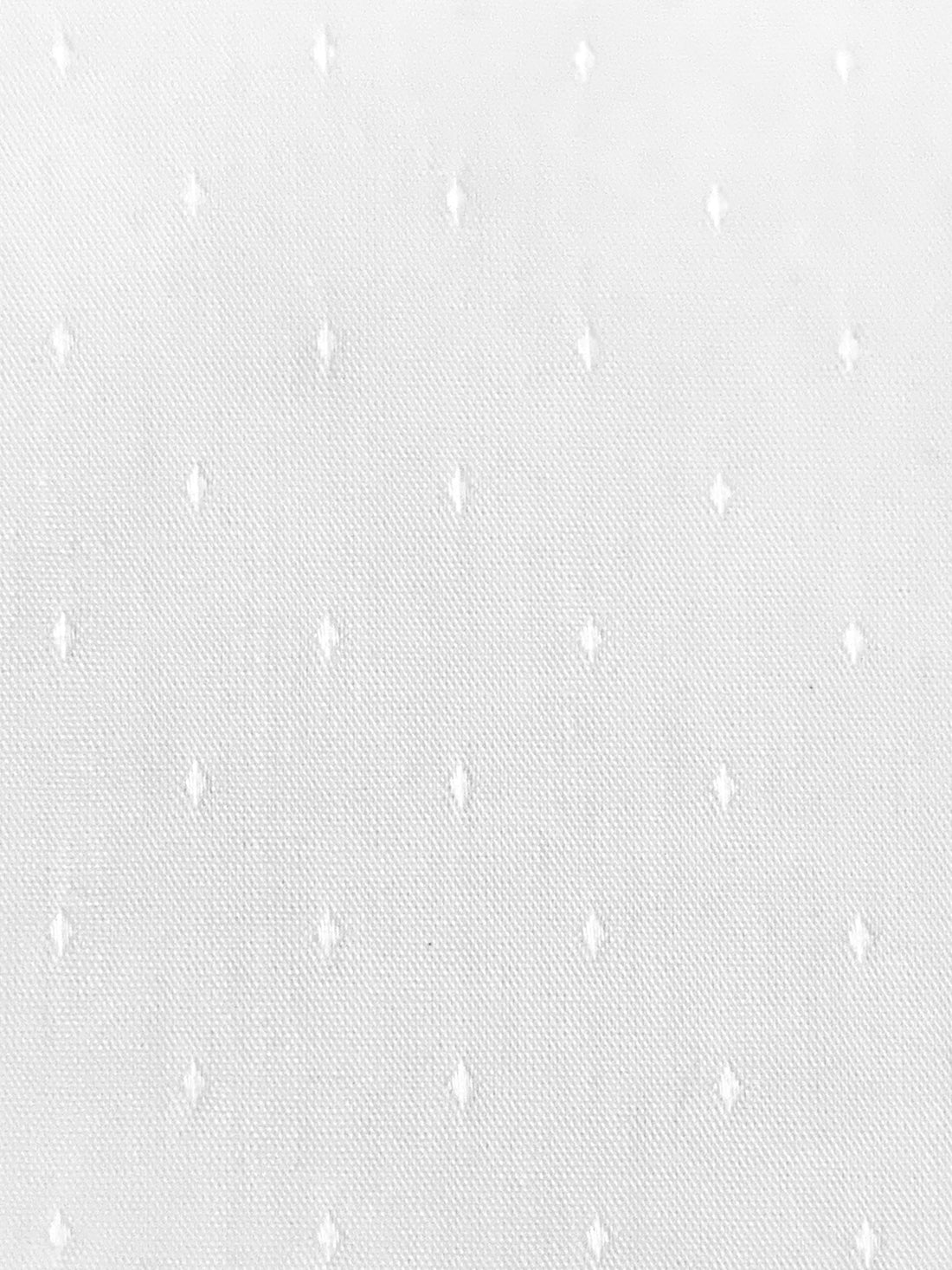 White Cotton/Nylon/Lycra Micro Stud Diamond Dobby Weave St Tropez Stretch Shirting - Robert Kaufman - 55W