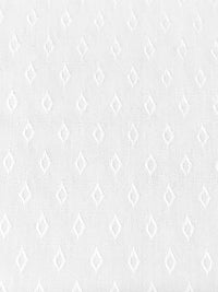 White Cotton/Nylon/Lycra Micro Hollow Diamond Dobby Weave St Tropez Stretch Shirting - Robert Kaufman - 55W