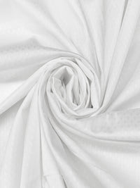 White Cotton/Nylon/Lycra Micro Hollow Diamond Dobby Weave St Tropez Stretch Shirting - Robert Kaufman - 55W