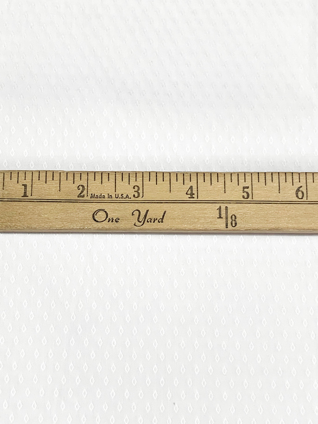 White Cotton/Nylon/Lycra Micro Hollow Diamond Dobby Weave St Tropez Stretch Shirting - Robert Kaufman - 55W