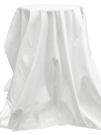 White Cotton/Nylon/Lycra Micro Hollow Diamond Dobby Weave St Tropez Stretch Shirting - Robert Kaufman - 55W