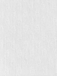 White Cotton/Nylon/Lycra Micro Hollow Oval Dobby Weave St Tropez Stretch Shirting - Robert Kaufman - 55W