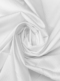 White Cotton/Nylon/Lycra Micro Hollow Oval Dobby Weave St Tropez Stretch Shirting - Robert Kaufman - 55W