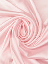 Pale Petal Pink 100% Polyester Charmeuse - NY Designer - 60W