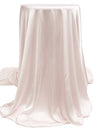 Pale Petal Pink 100% Polyester Charmeuse - NY Designer - 60W