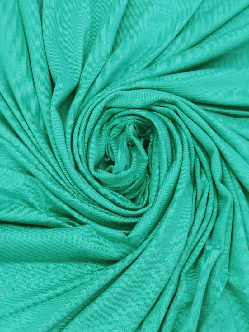 Caribbean Green Rayon/Lycra Jersey Knit 60W