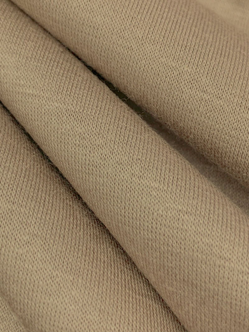 Taupe Beige Rayon/Lycra Jersey Knit 58W