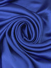 Iris Blue 100% Polyester Crepe Back Satin - NY Designer - 58W