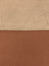 Golden Terracotta 100% Polyester Crepe Back Satin - NY Designer - 58W