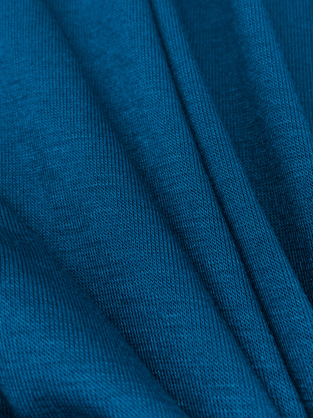 Vivid Deep Sea Blue Rayon/Lycra Jersey Knit 58W