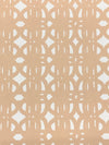 Tan/White 100% Polyester Abstract Print Crepe de Chine - Kimberly Goldson - 58W