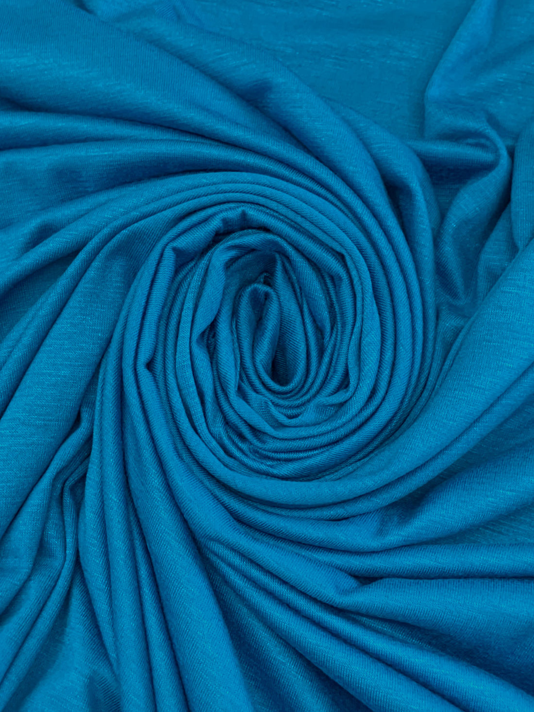 Vivid Sea Blue Rayon/Lycra Jersey Knit 60W