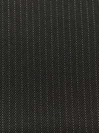 Dark Charcoal/Dim Gray/Silver 100% Cotton Vertical Pinstripe Twill Suiting 58W