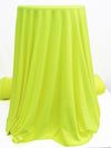 Neon Citrus Yellow Polyester/Lycra Double Brushed Knit 60W