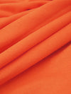 Safety Orange Polyester/Lycra Double Brushed Knit 58W