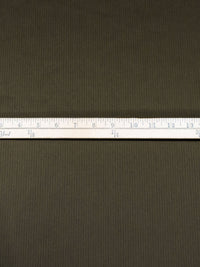 Punga Brown/Dark Brown 100% Cotton Vertical Pinstripe Twill Suiting 55W