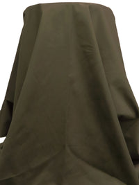 Punga Brown/Dark Brown 100% Cotton Vertical Pinstripe Twill Suiting 55W