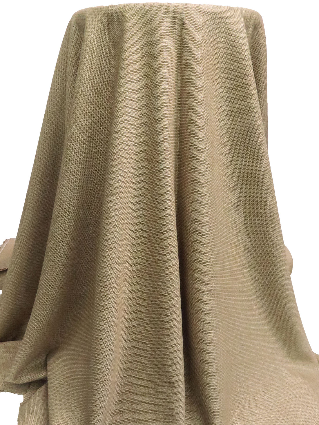 Almond/Cadet Blue/Brown/Multi Wool/Rayon Stripe Novelty Weave Suiting 59W