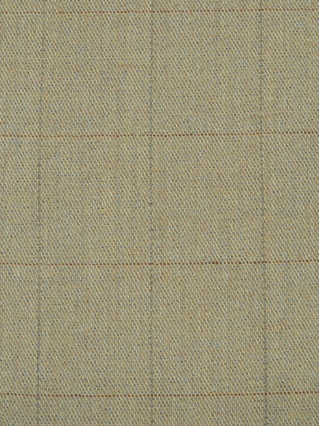 Dark Tan/Mid Gray/Dark Brown/Multi Polyester/Cotton/Rayon Heathered Grid Weave Twill Suiting 62W
