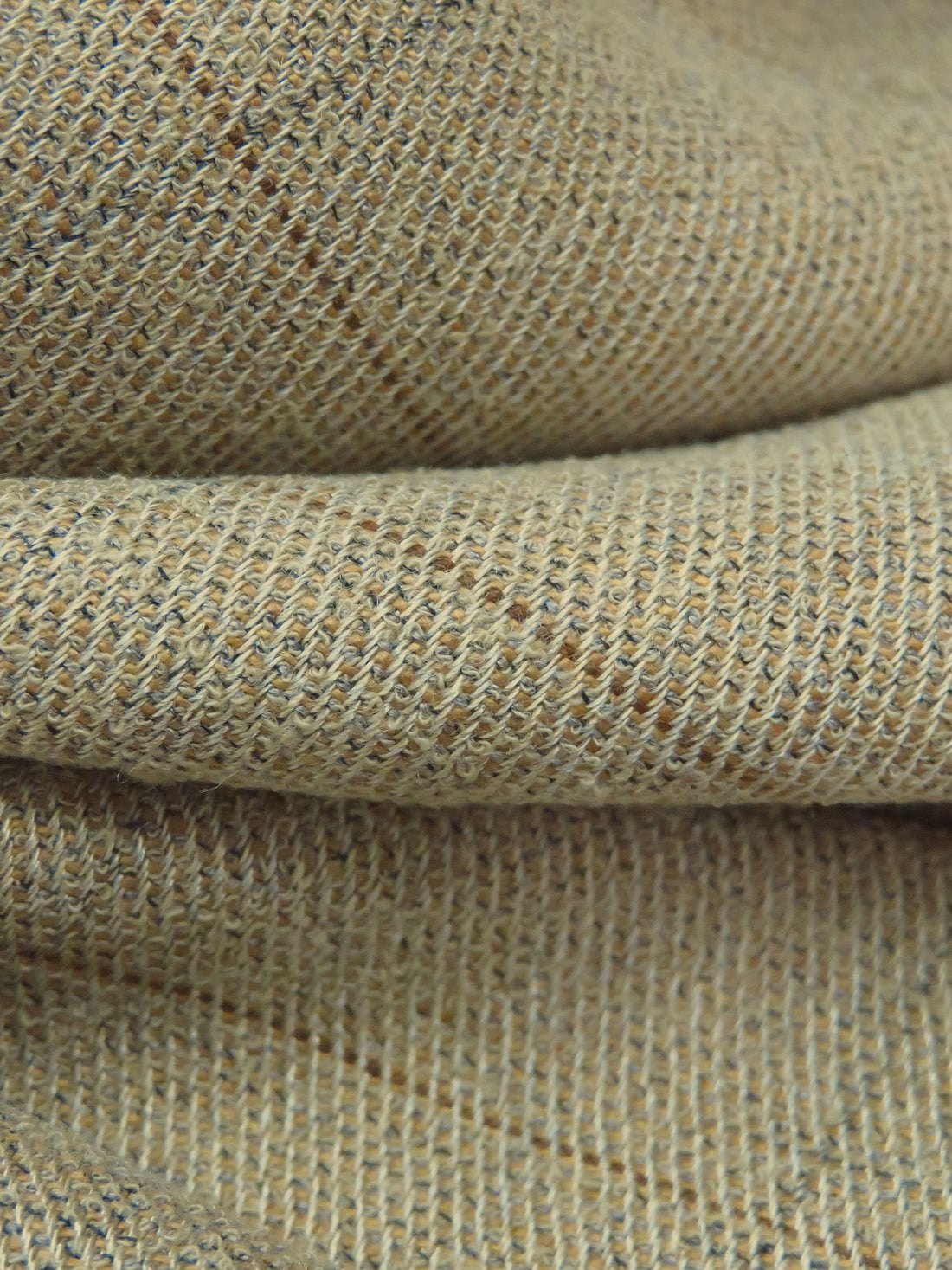 Dark Tan/Mid Gray/Dark Brown/Multi Polyester/Cotton/Rayon Heathered Grid Weave Twill Suiting 62W