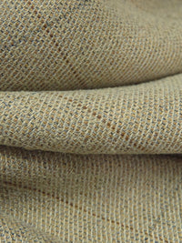Dark Tan/Mid Gray/Dark Brown/Multi Polyester/Cotton/Rayon Heathered Grid Weave Twill Suiting 62W