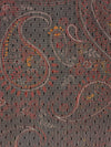 Black/Venetian Red/Sunglow/White 100% Nylon Stylized Paisley Print Point d'Esprit Netting 60W