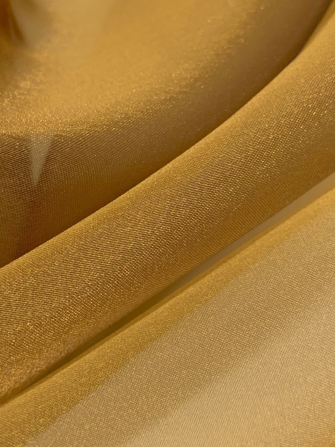 Metallic Gold 100% Polyester Organza 55W