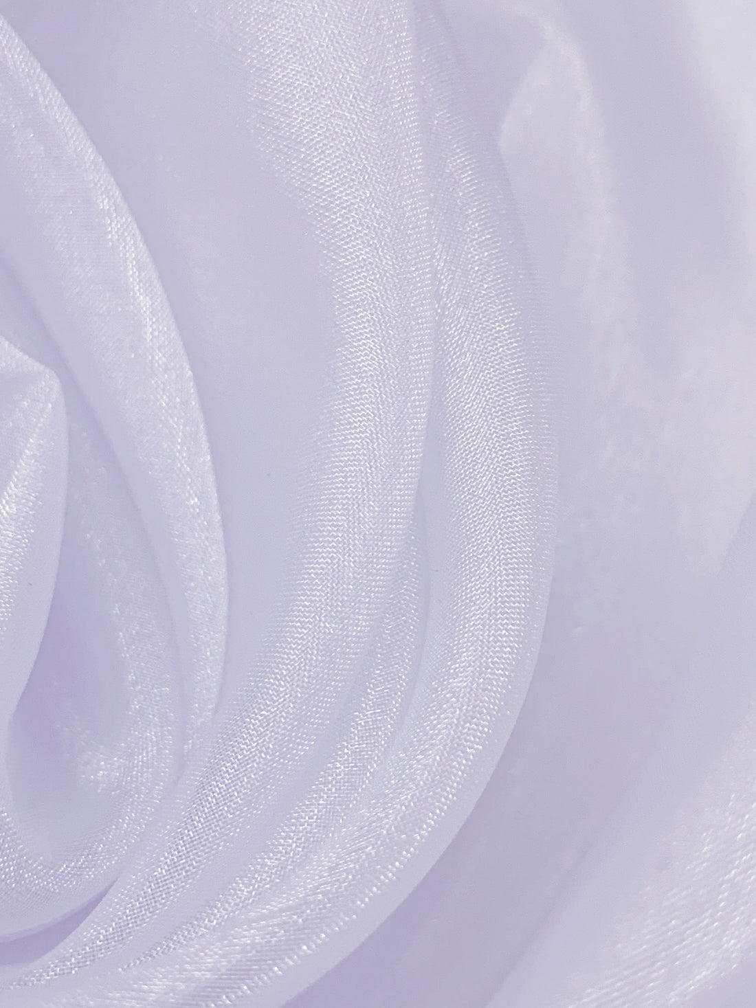 Lavender Ice 100% Polyester Organza 45W