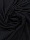 Black 100% Rayon Crinkle Challis 56W