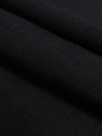 Black 100% Rayon Crinkle Challis 56W