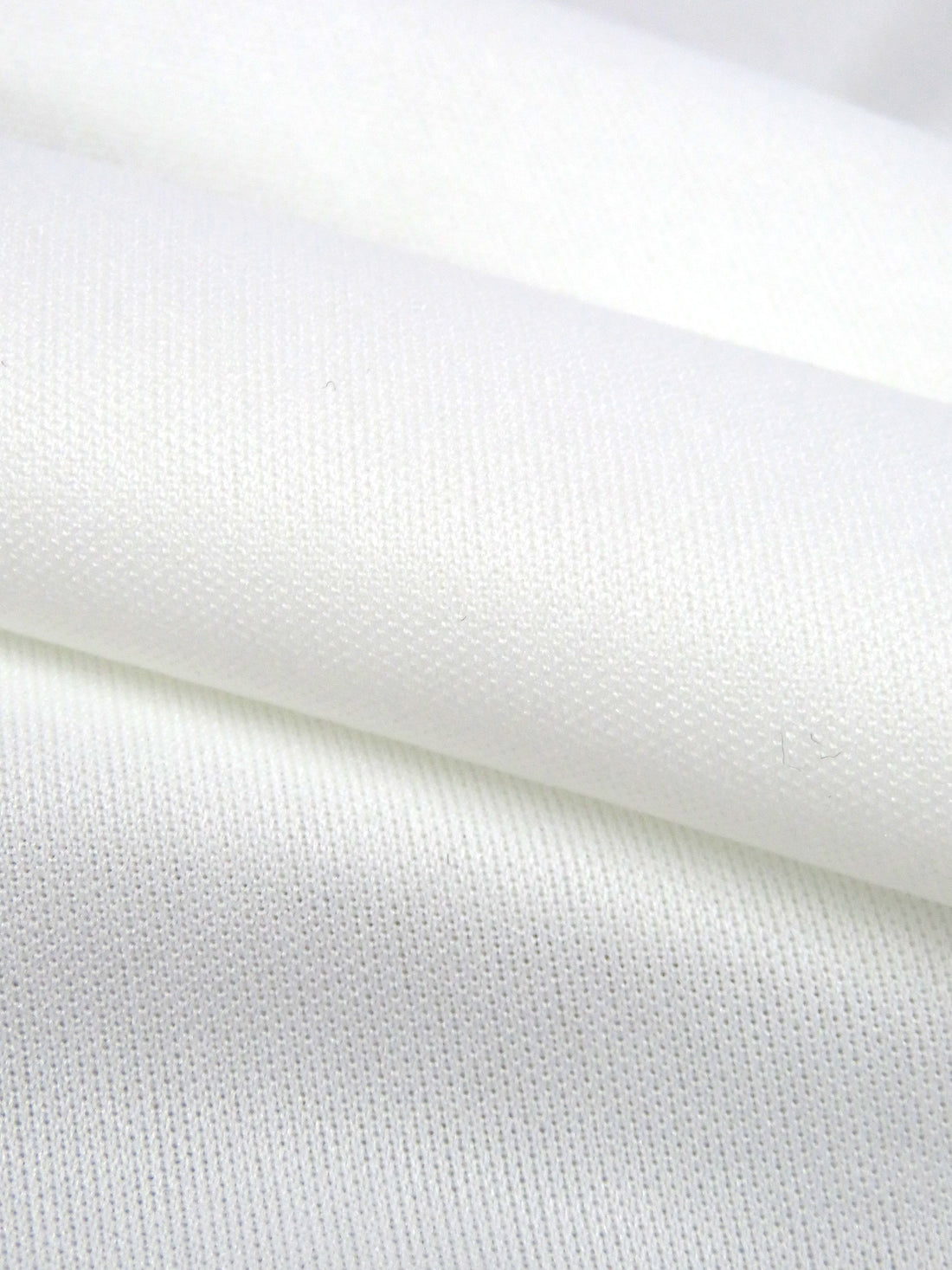 White 100% Polyester Matte Knit Lining 52W