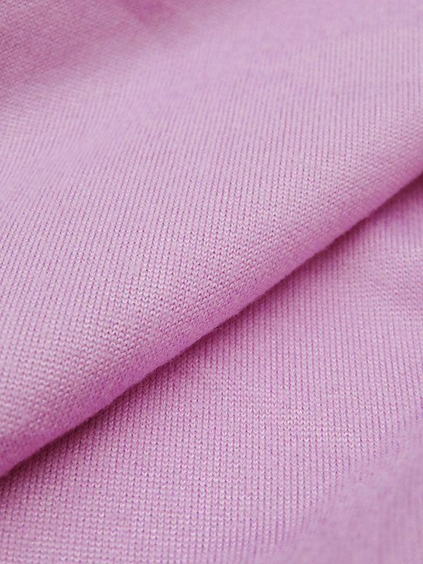 Light Orchid Purple Polyester/Lycra Double Brushed Knit 58W